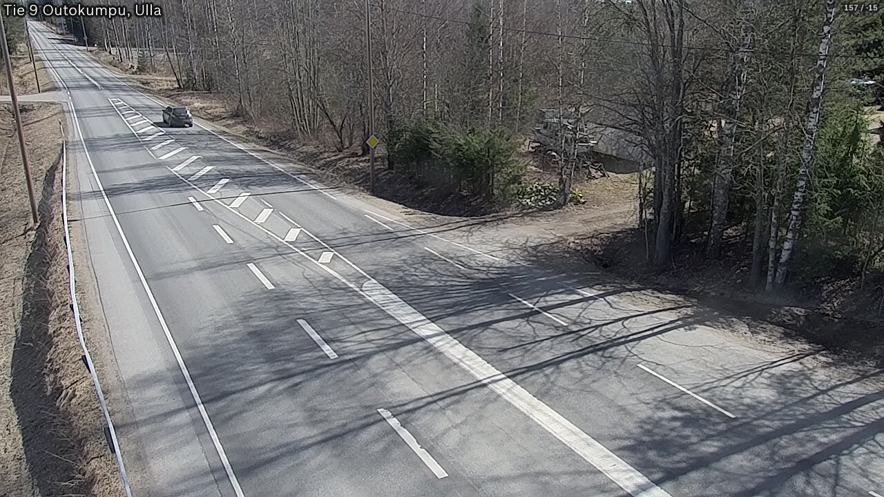 Weather Camera Image Väg 9 Outokumpu, Ulla, Outokumpu, Pohjois-Karjala