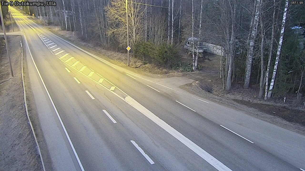 Weather Camera Image Väg 9 Outokumpu, Ulla, Outokumpu, Pohjois-Karjala