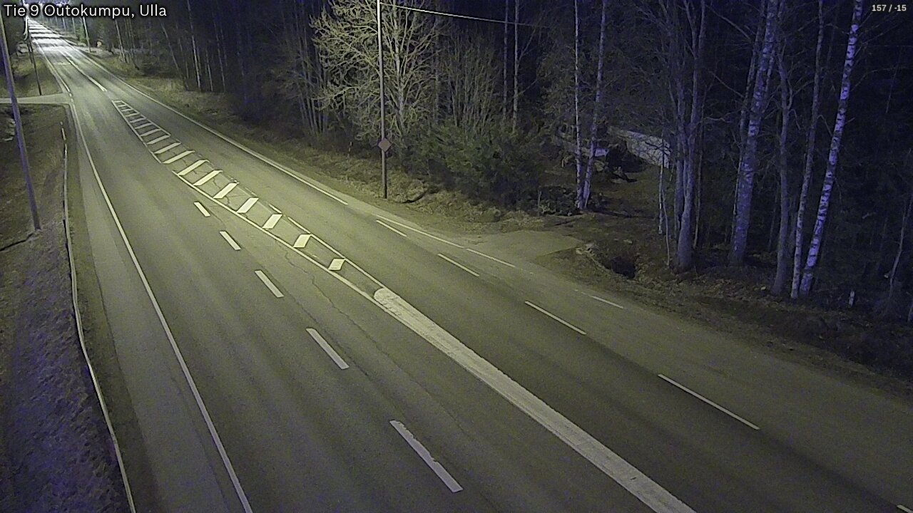 Weather Camera Image Väg 9 Outokumpu, Ulla, Outokumpu, Pohjois-Karjala