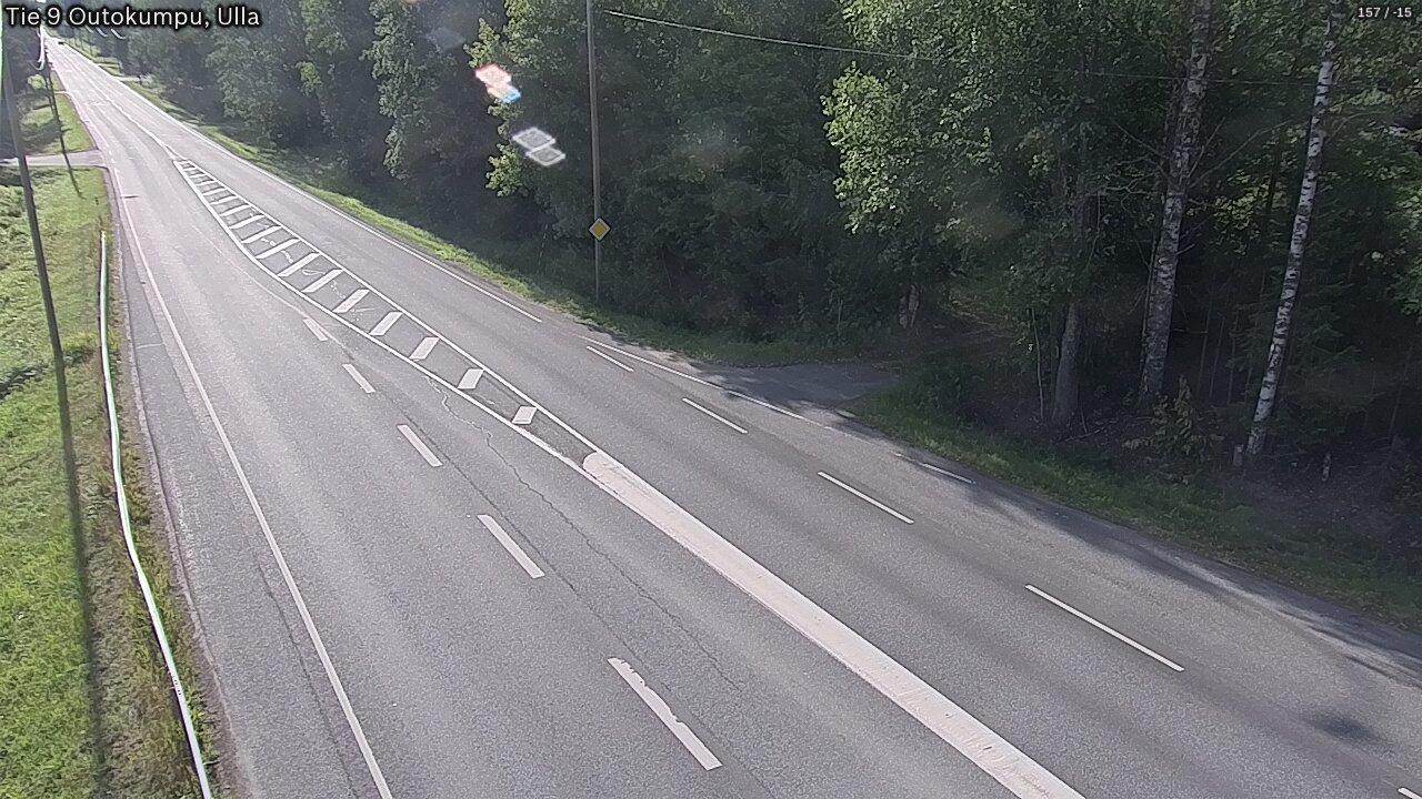 Weather Camera Image Väg 9 Outokumpu, Ulla, Outokumpu, Pohjois-Karjala