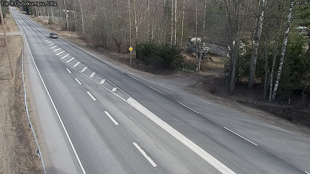 Weather Camera Image Väg 9 Outokumpu, Ulla, Outokumpu, Pohjois-Karjala
