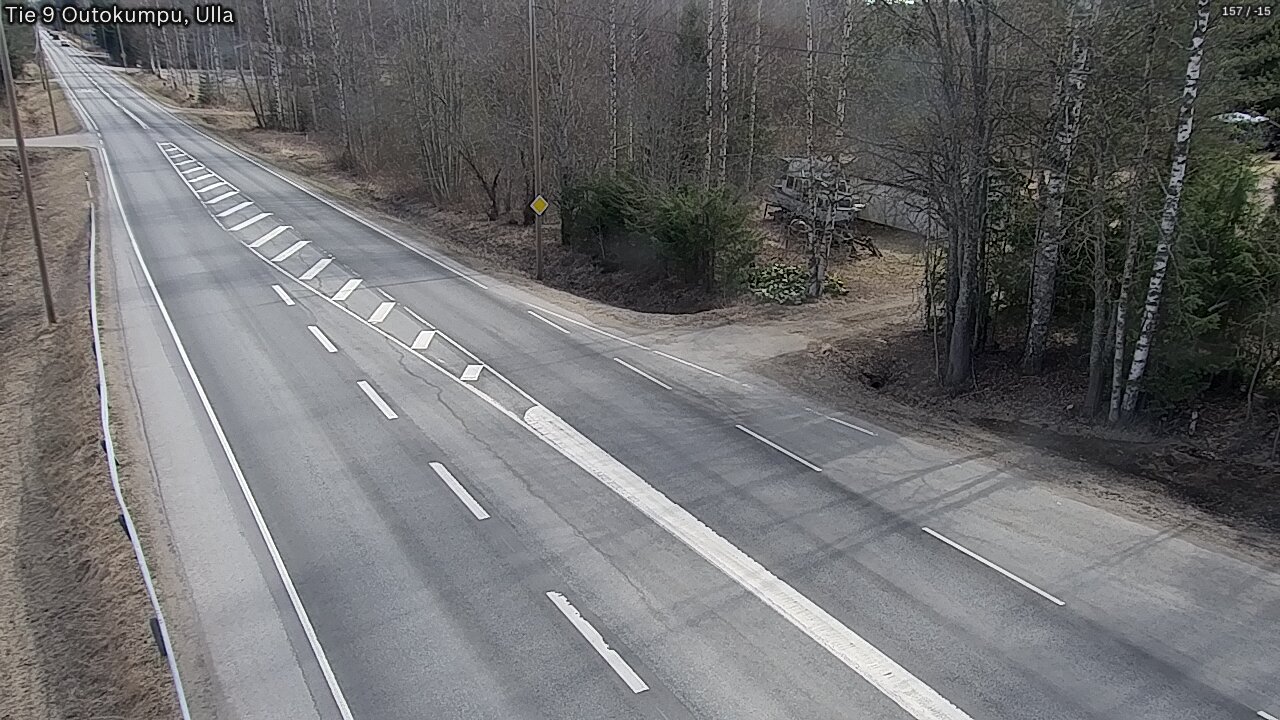 Weather Camera Image Väg 9 Outokumpu, Ulla, Outokumpu, Pohjois-Karjala