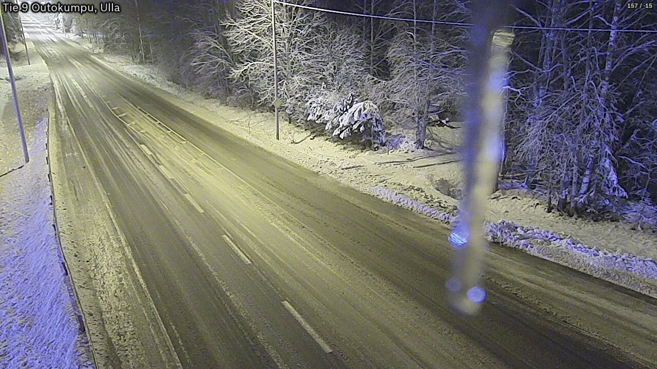 Weather Camera Image Väg 9 Outokumpu, Ulla, Outokumpu, Pohjois-Karjala