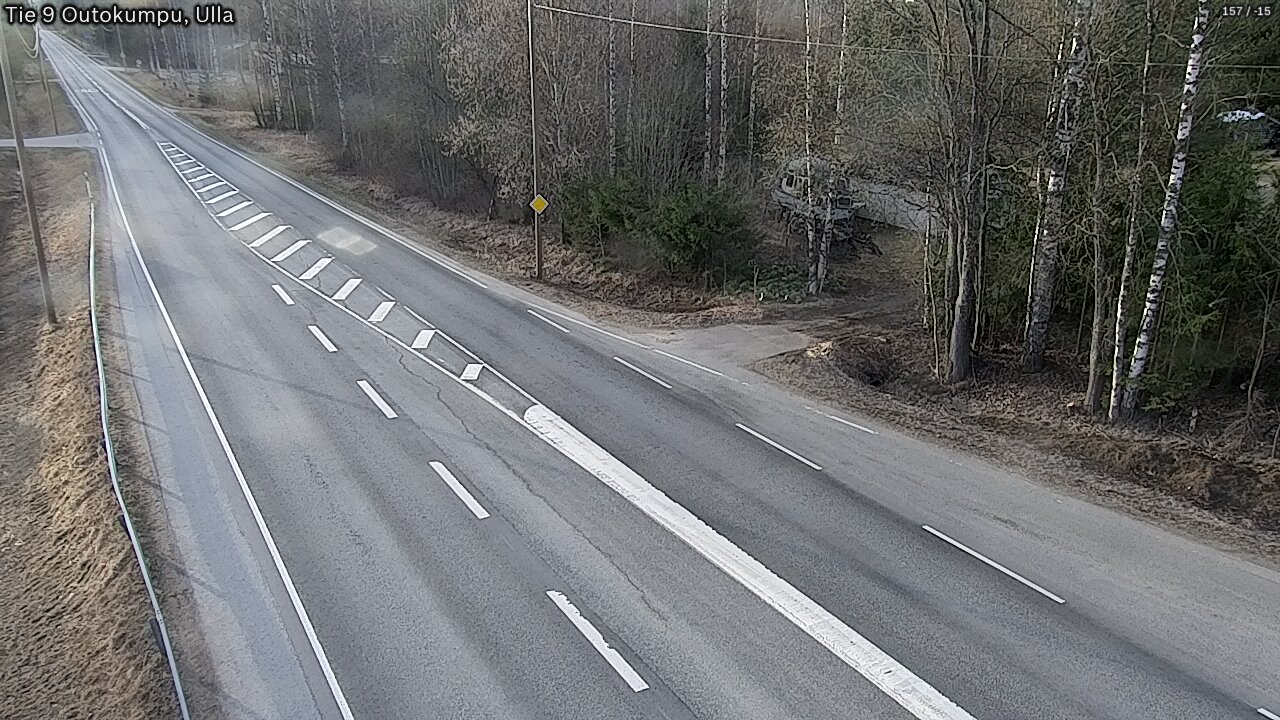Weather Camera Image Väg 9 Outokumpu, Ulla, Outokumpu, Pohjois-Karjala