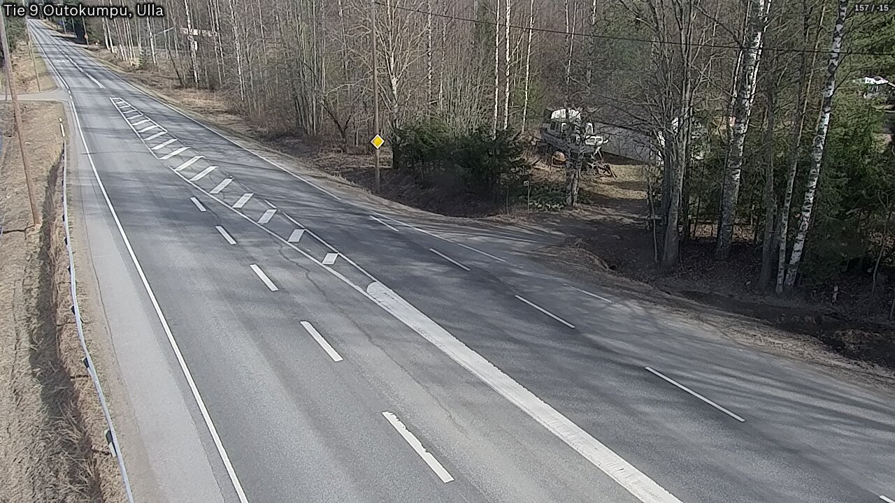 Weather Camera Image Väg 9 Outokumpu, Ulla, Outokumpu, Pohjois-Karjala