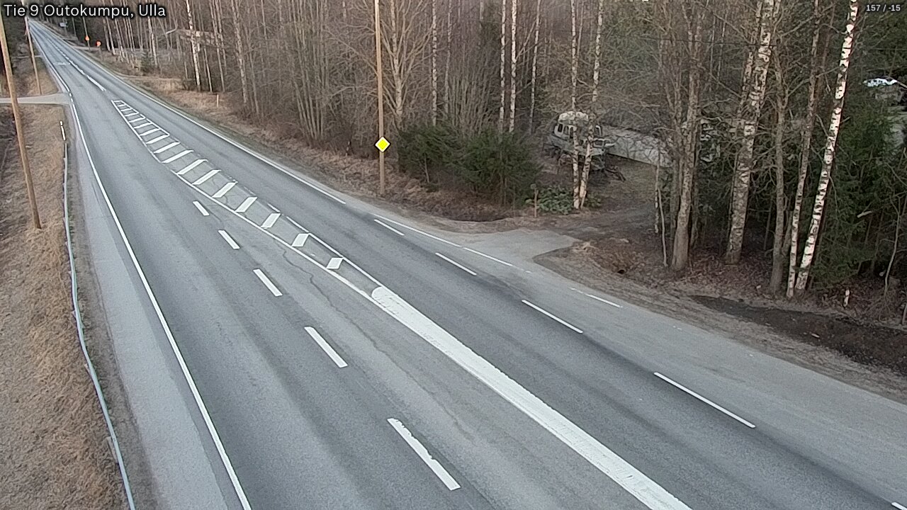 Weather Camera Image Väg 9 Outokumpu, Ulla, Outokumpu, Pohjois-Karjala
