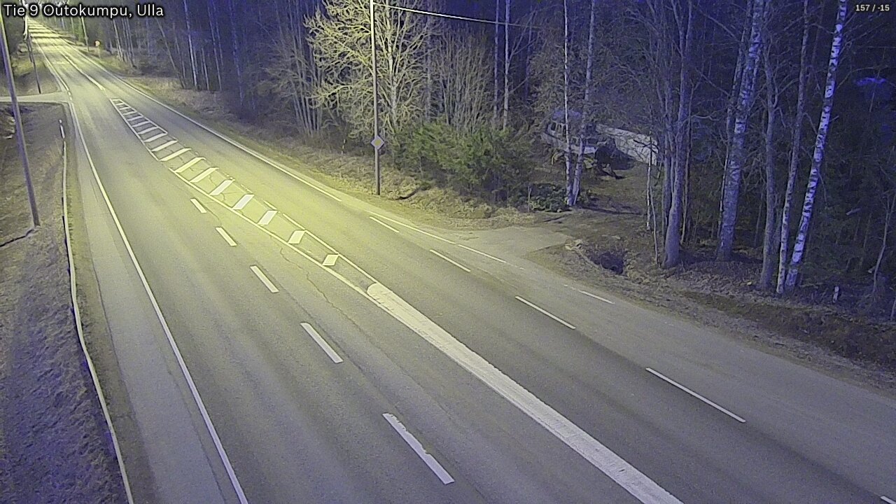 Weather Camera Image Väg 9 Outokumpu, Ulla, Outokumpu, Pohjois-Karjala