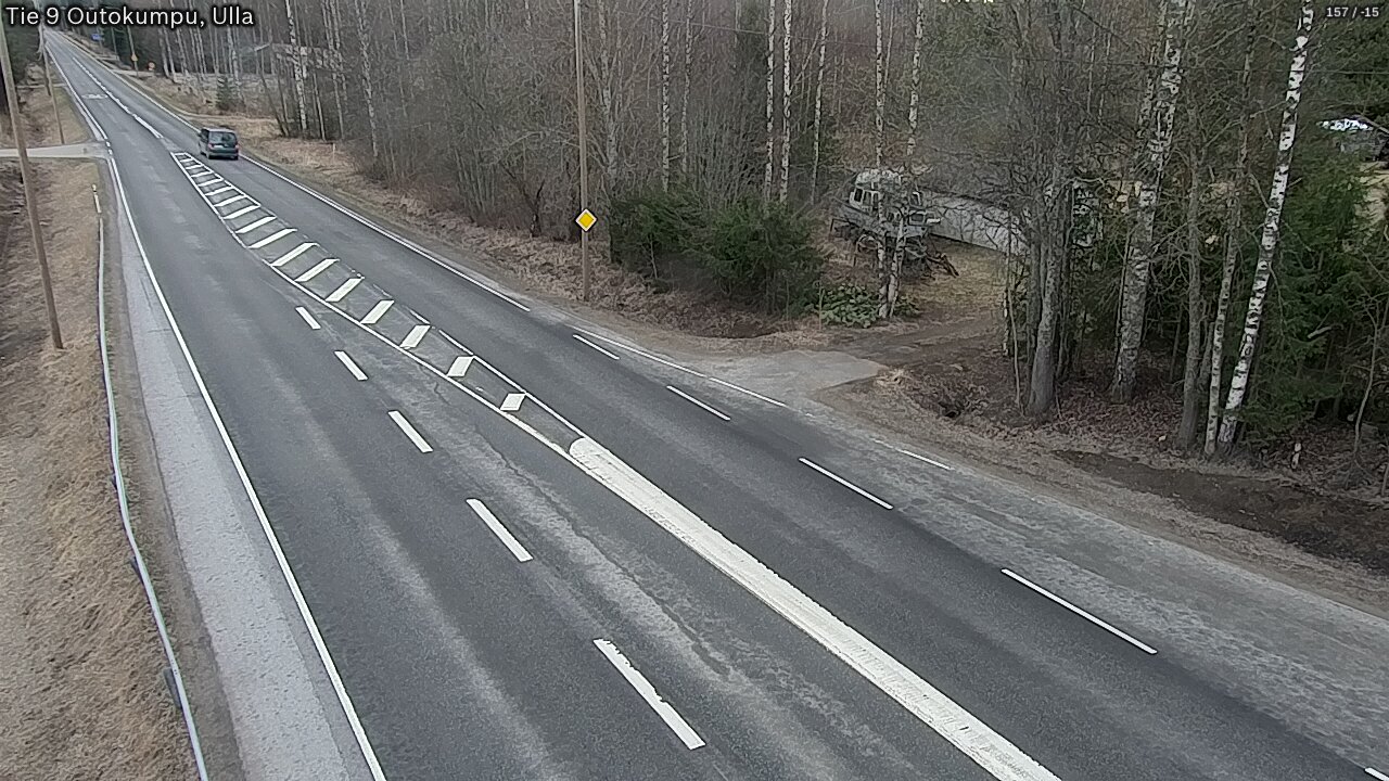 Weather Camera Image Väg 9 Outokumpu, Ulla, Outokumpu, Pohjois-Karjala
