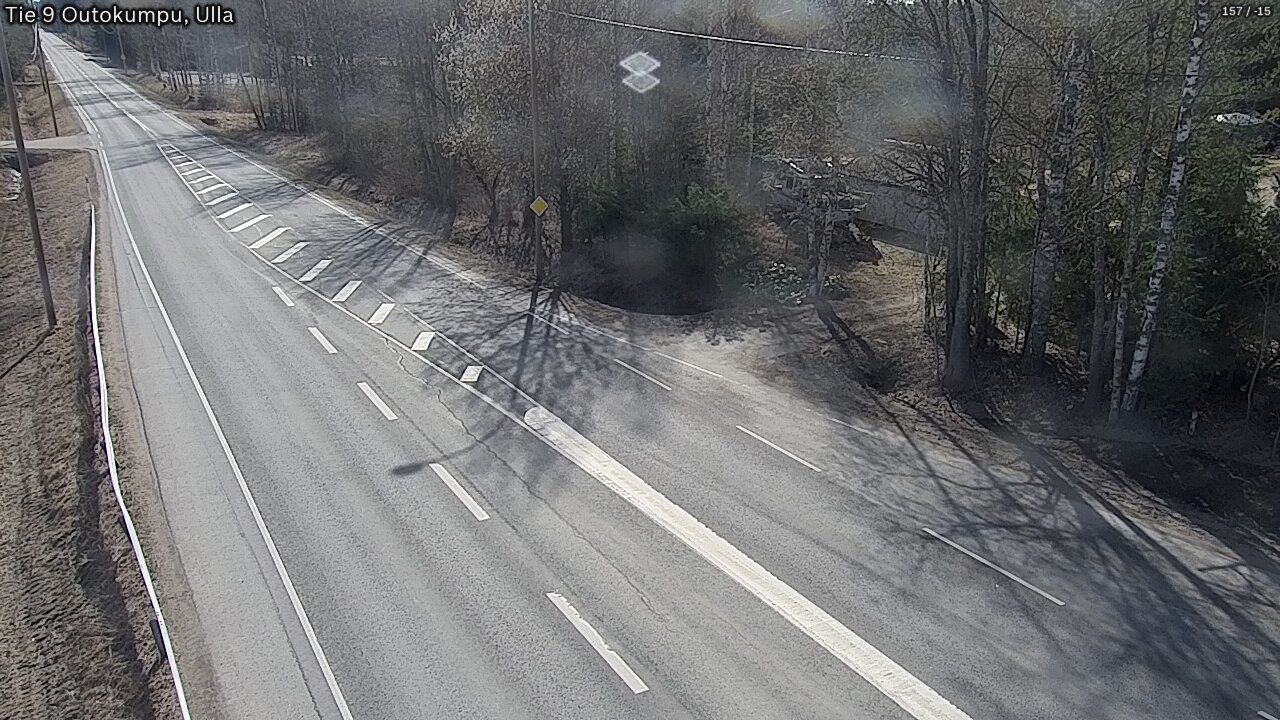 Weather Camera Image Väg 9 Outokumpu, Ulla, Outokumpu, Pohjois-Karjala