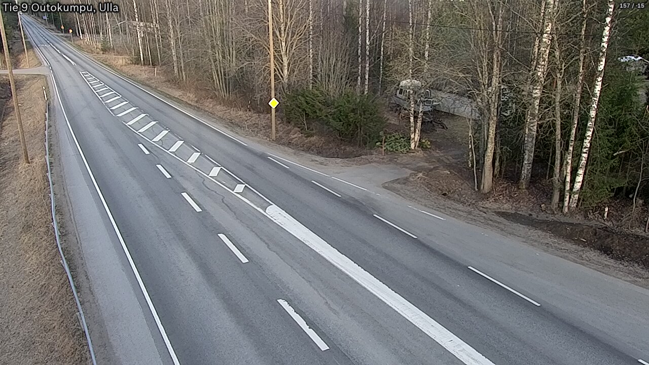 Weather Camera Image Väg 9 Outokumpu, Ulla, Outokumpu, Pohjois-Karjala