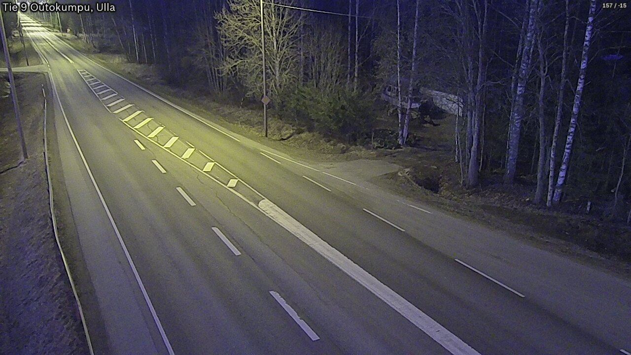 Weather Camera Image Väg 9 Outokumpu, Ulla, Outokumpu, Pohjois-Karjala