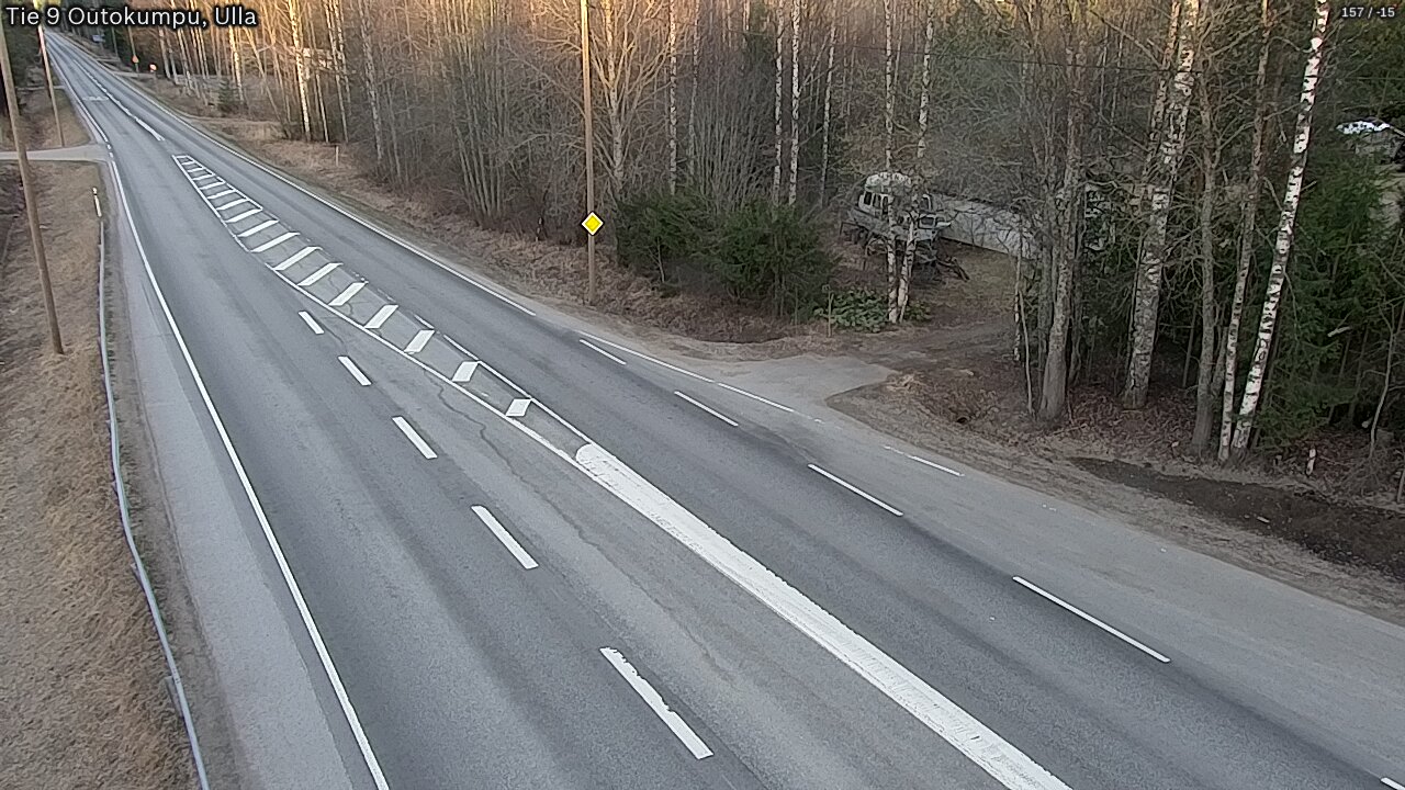Weather Camera Image Väg 9 Outokumpu, Ulla, Outokumpu, Pohjois-Karjala