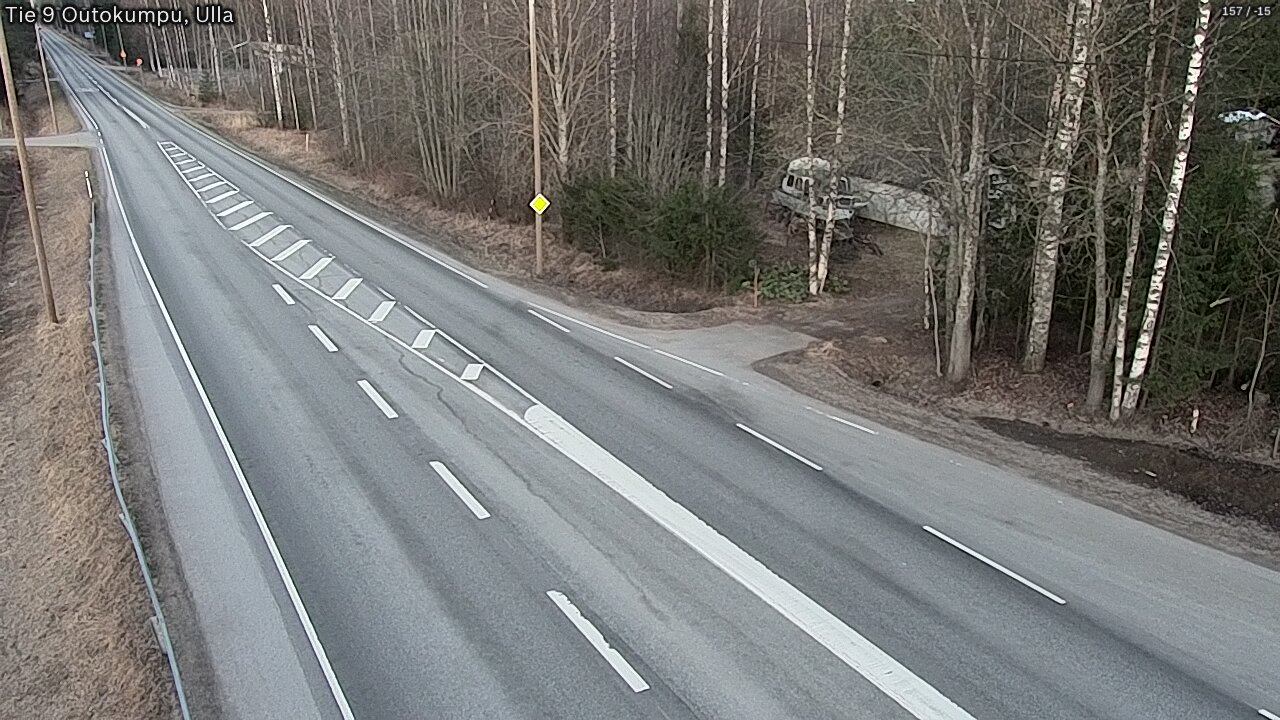 Weather Camera Image Väg 9 Outokumpu, Ulla, Outokumpu, Pohjois-Karjala