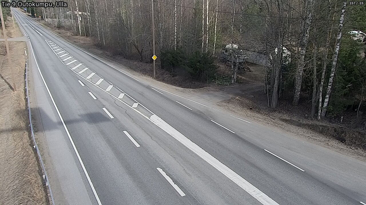 Weather Camera Image Väg 9 Outokumpu, Ulla, Outokumpu, Pohjois-Karjala