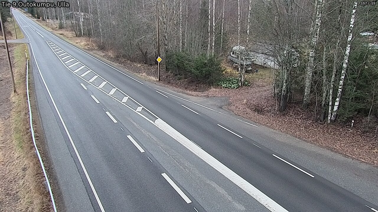 Weather Camera Image Väg 9 Outokumpu, Ulla, Outokumpu, Pohjois-Karjala