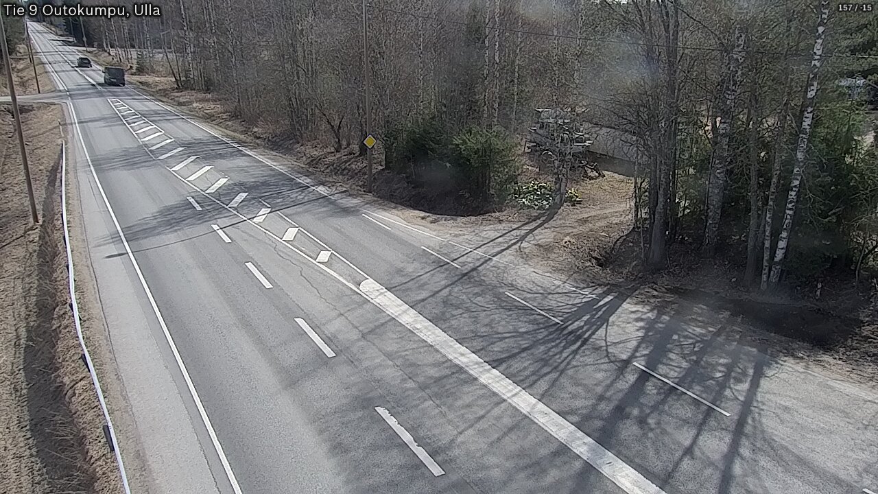 Weather Camera Image Väg 9 Outokumpu, Ulla, Outokumpu, Pohjois-Karjala