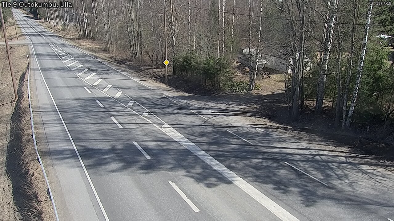 Weather Camera Image Väg 9 Outokumpu, Ulla, Outokumpu, Pohjois-Karjala
