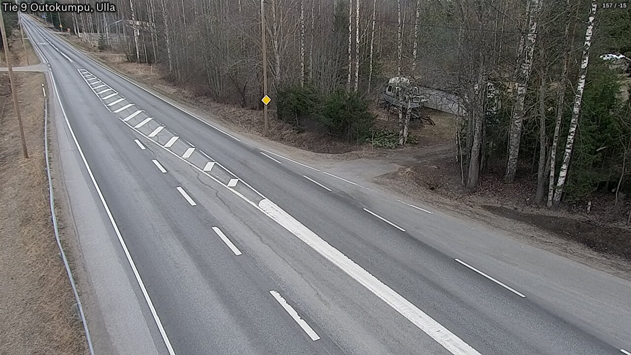 Weather Camera Image Väg 9 Outokumpu, Ulla, Outokumpu, Pohjois-Karjala