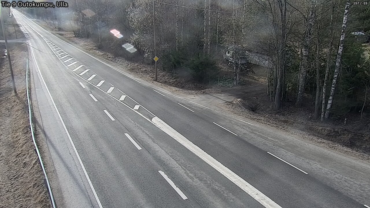 Weather Camera Image Väg 9 Outokumpu, Ulla, Outokumpu, Pohjois-Karjala