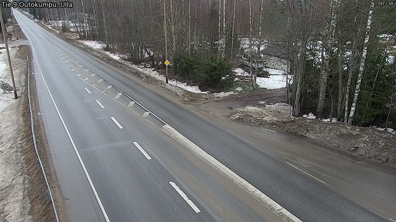 Weather Camera Image Väg 9 Outokumpu, Ulla, Outokumpu, Pohjois-Karjala