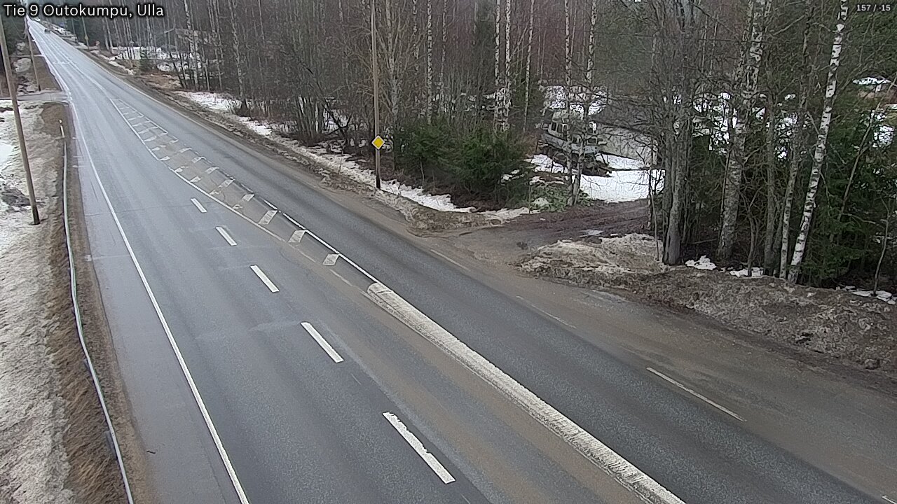 Weather Camera Image Väg 9 Outokumpu, Ulla, Outokumpu, Pohjois-Karjala