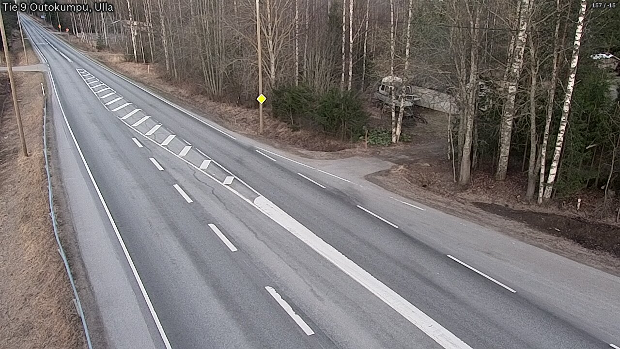 Weather Camera Image Väg 9 Outokumpu, Ulla, Outokumpu, Pohjois-Karjala