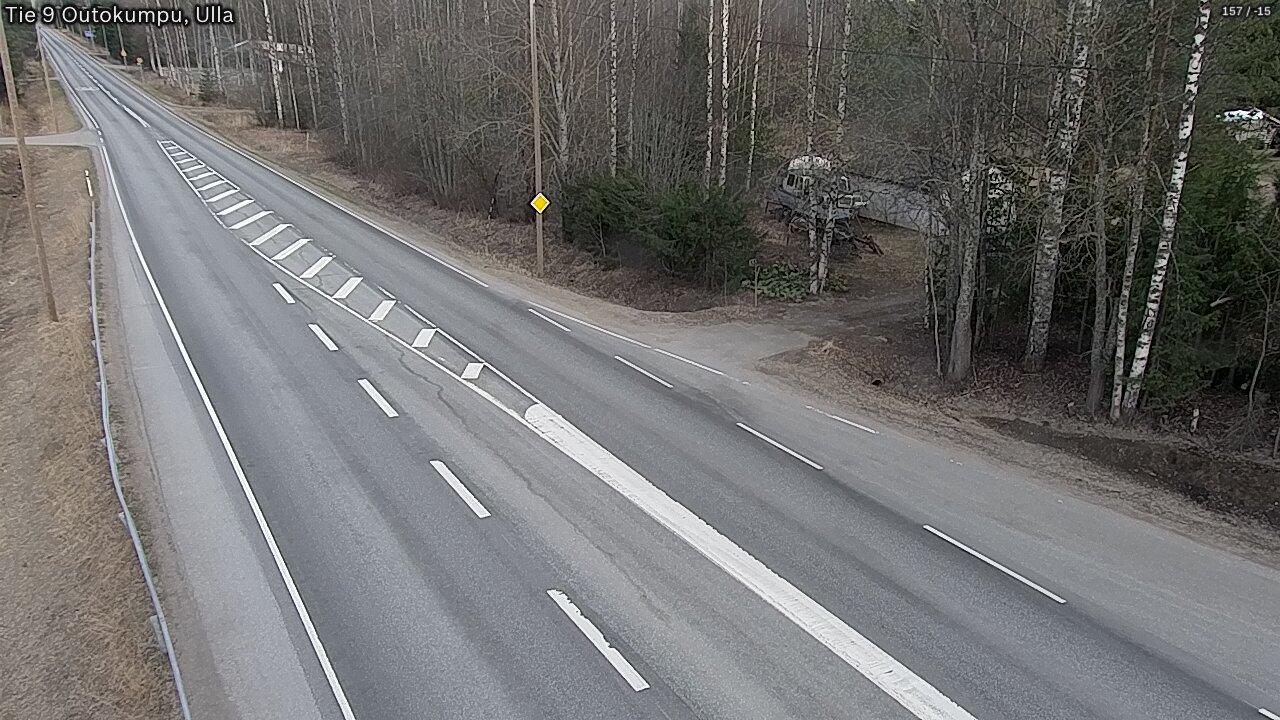 Weather Camera Image Väg 9 Outokumpu, Ulla, Outokumpu, Pohjois-Karjala