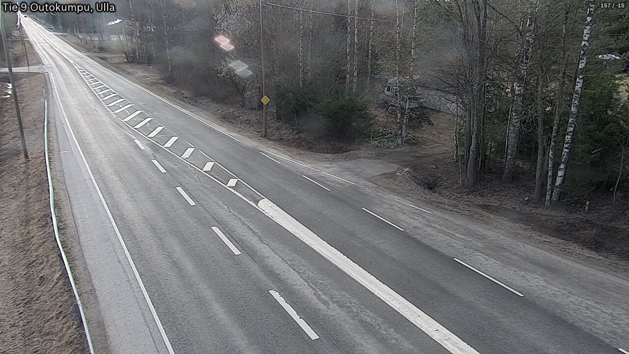 Weather Camera Image Väg 9 Outokumpu, Ulla, Outokumpu, Pohjois-Karjala
