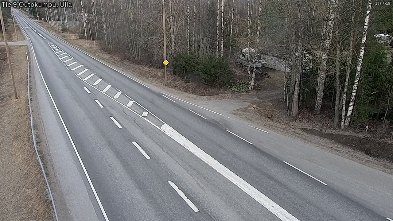 Weather Camera Image Väg 9 Outokumpu, Ulla, Outokumpu, Pohjois-Karjala