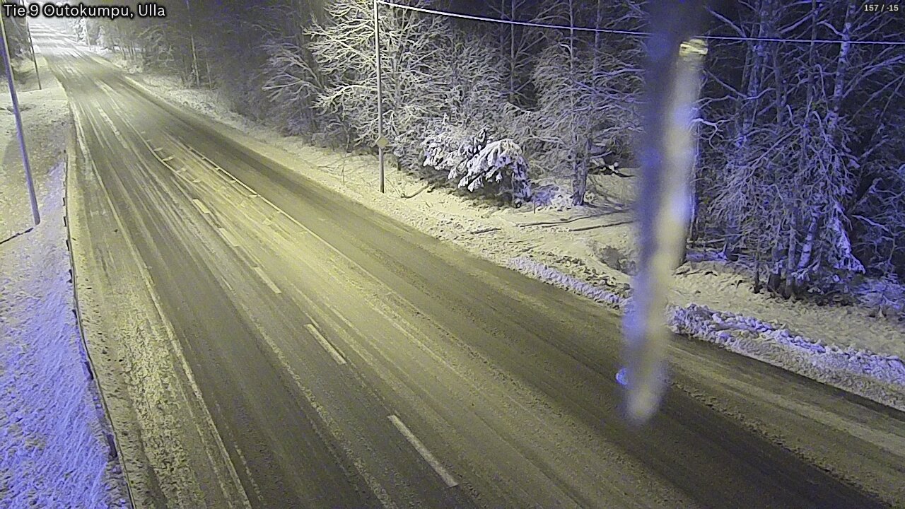 Weather Camera Image Väg 9 Outokumpu, Ulla, Outokumpu, Pohjois-Karjala