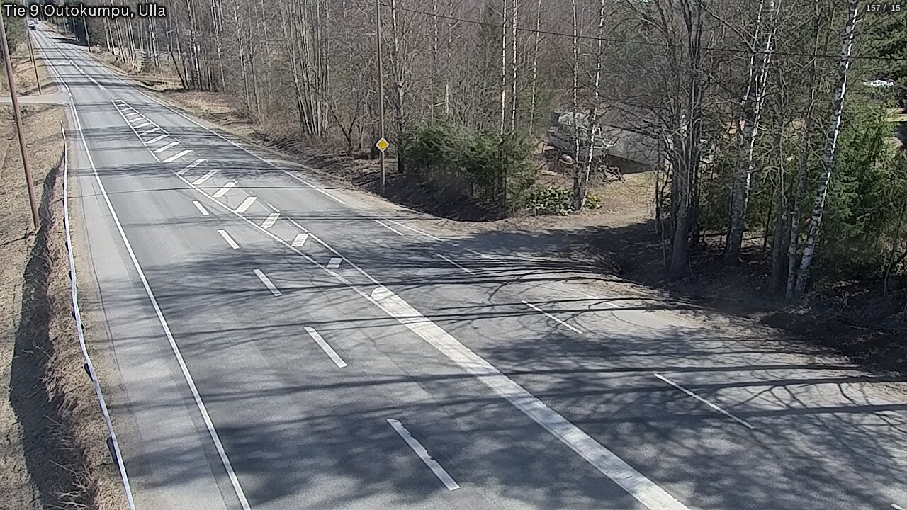 Weather Camera Image Väg 9 Outokumpu, Ulla, Outokumpu, Pohjois-Karjala