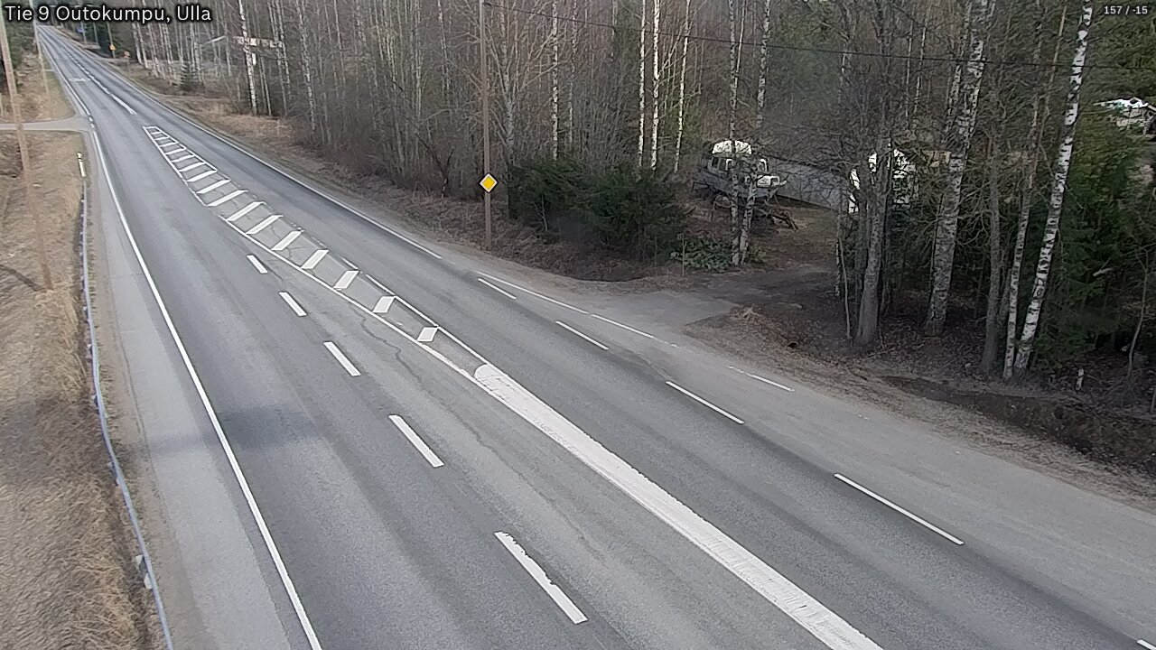 Weather Camera Image Väg 9 Outokumpu, Ulla, Outokumpu, Pohjois-Karjala