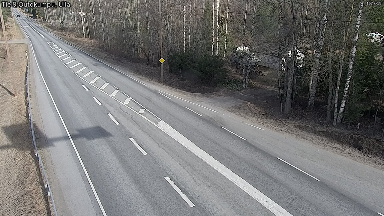 Weather Camera Image Väg 9 Outokumpu, Ulla, Outokumpu, Pohjois-Karjala