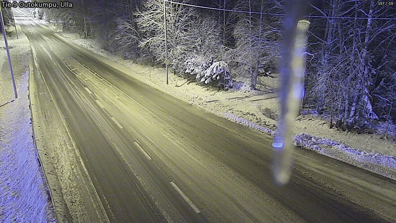 Weather Camera Image Väg 9 Outokumpu, Ulla, Outokumpu, Pohjois-Karjala