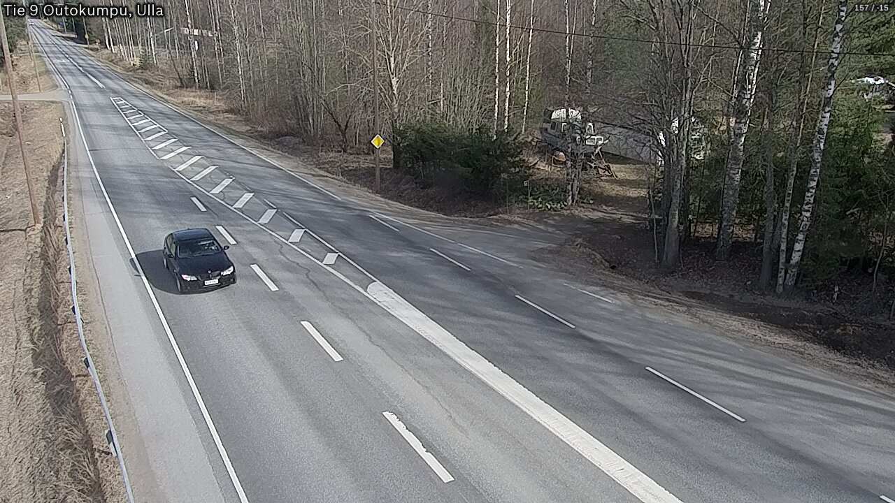 Weather Camera Image Väg 9 Outokumpu, Ulla, Outokumpu, Pohjois-Karjala