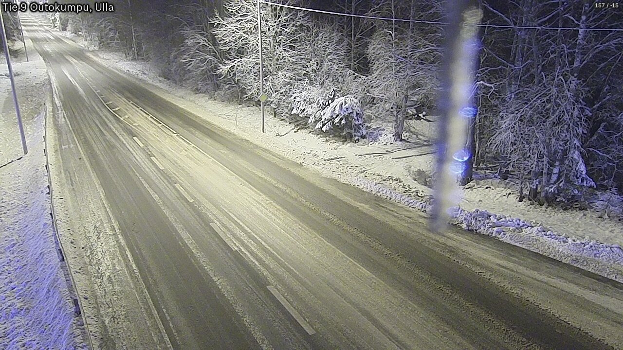Weather Camera Image Väg 9 Outokumpu, Ulla, Outokumpu, Pohjois-Karjala