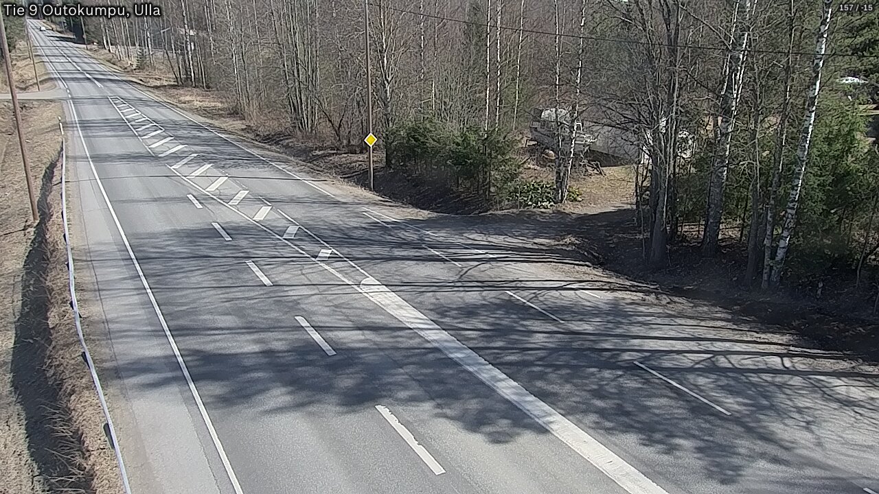 Weather Camera Image Väg 9 Outokumpu, Ulla, Outokumpu, Pohjois-Karjala