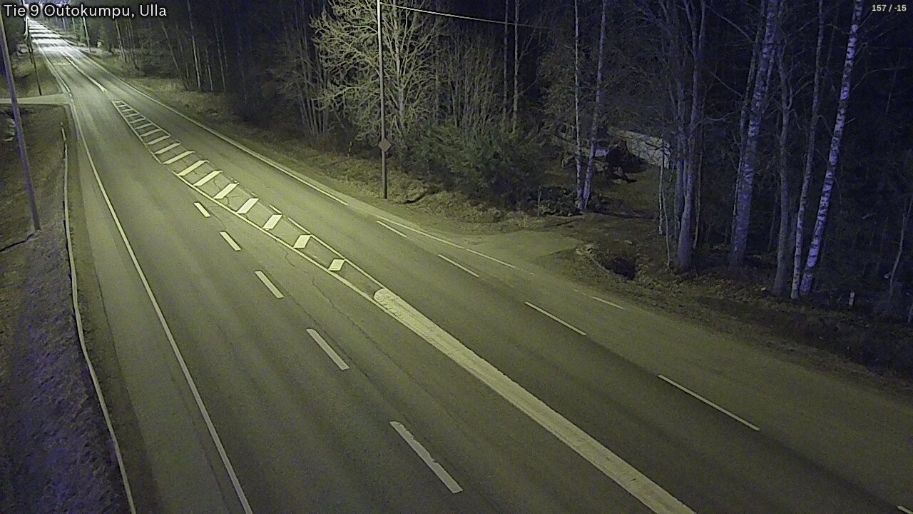 Weather Camera Image Väg 9 Outokumpu, Ulla, Outokumpu, Pohjois-Karjala