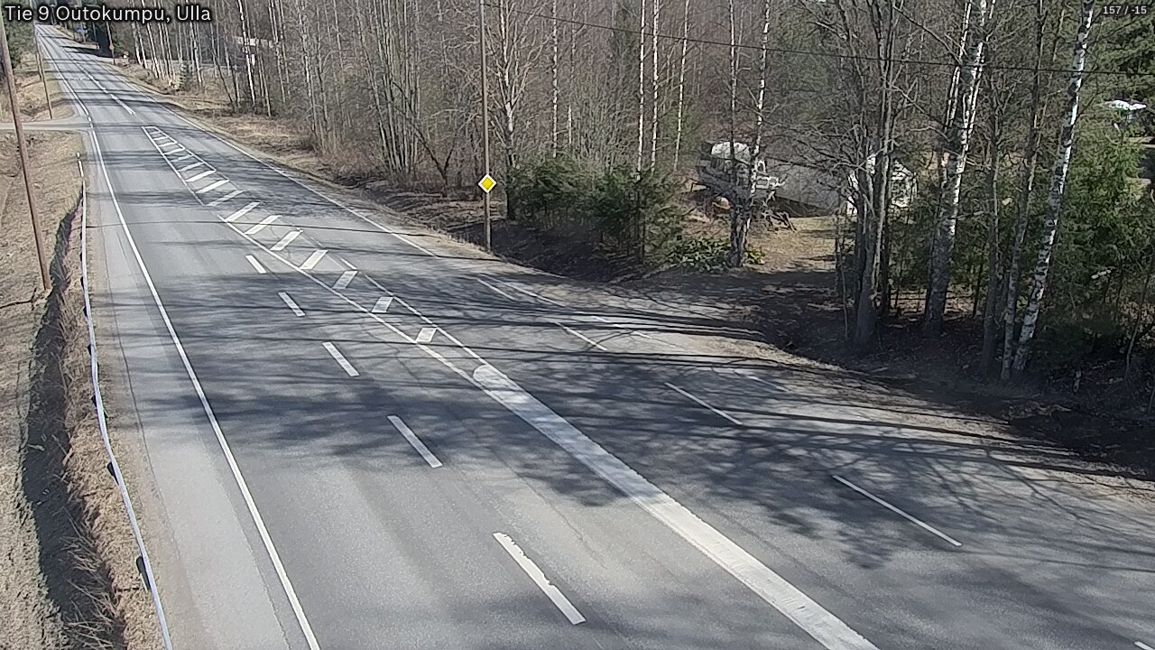 Weather Camera Image Väg 9 Outokumpu, Ulla, Outokumpu, Pohjois-Karjala