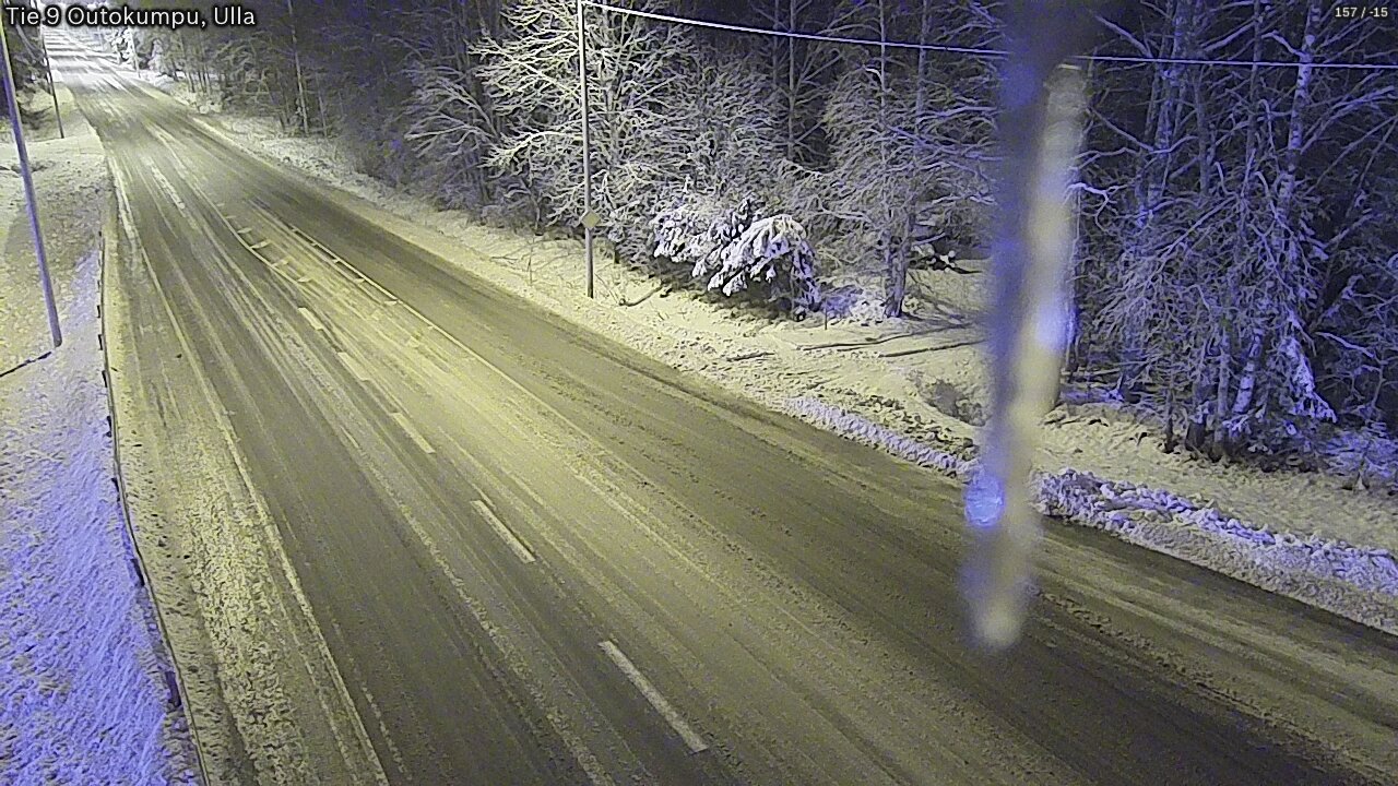 Weather Camera Image Väg 9 Outokumpu, Ulla, Outokumpu, Pohjois-Karjala