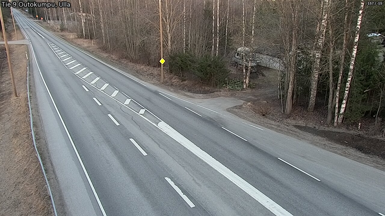Weather Camera Image Väg 9 Outokumpu, Ulla, Outokumpu, Pohjois-Karjala