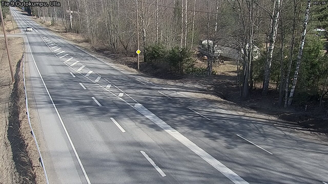 Weather Camera Image Väg 9 Outokumpu, Ulla, Outokumpu, Pohjois-Karjala