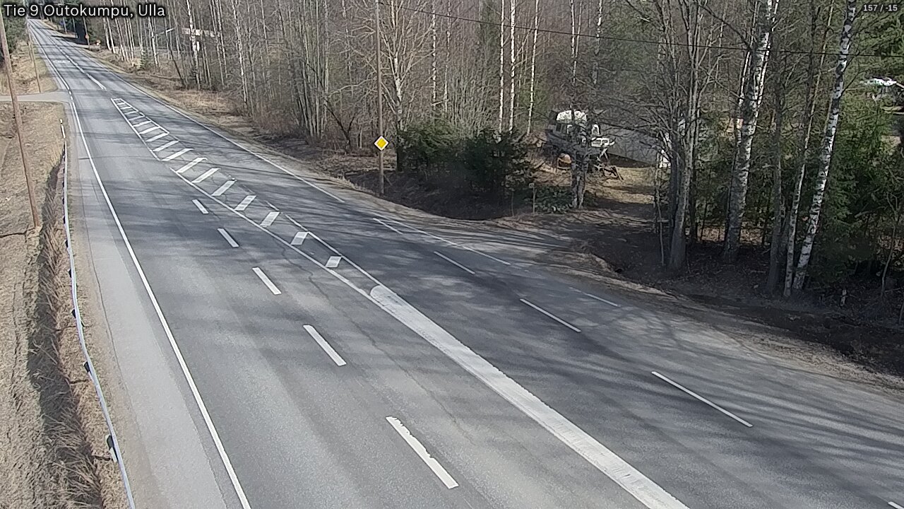 Weather Camera Image Väg 9 Outokumpu, Ulla, Outokumpu, Pohjois-Karjala