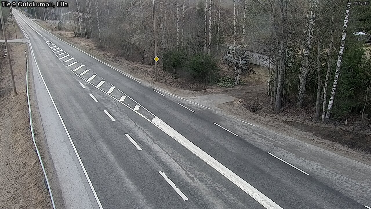 Weather Camera Image Väg 9 Outokumpu, Ulla, Outokumpu, Pohjois-Karjala