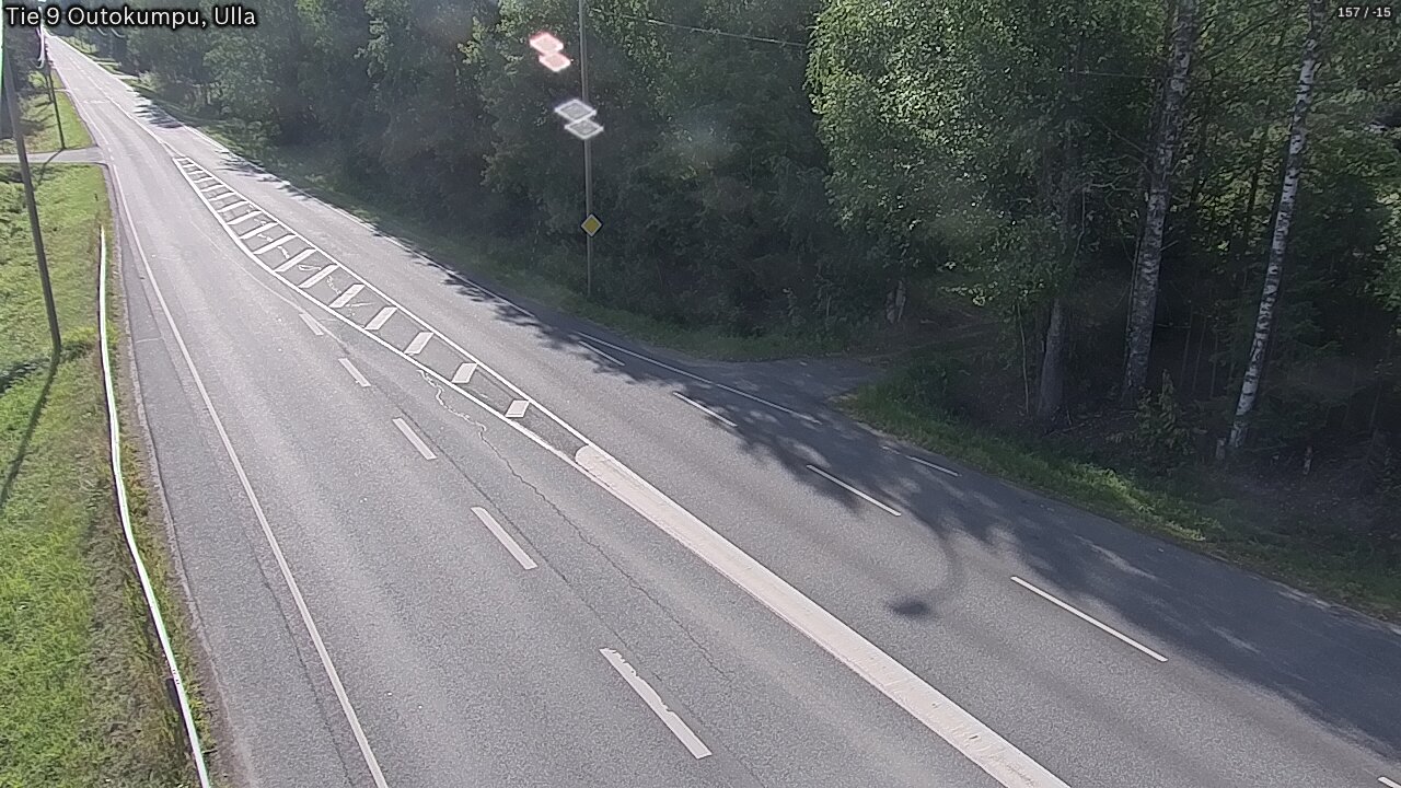Weather Camera Image Väg 9 Outokumpu, Ulla, Outokumpu, Pohjois-Karjala