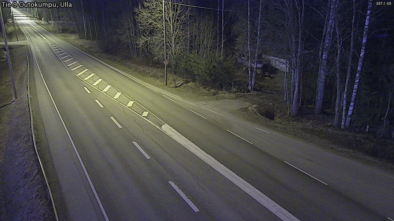 Weather Camera Image Väg 9 Outokumpu, Ulla, Outokumpu, Pohjois-Karjala