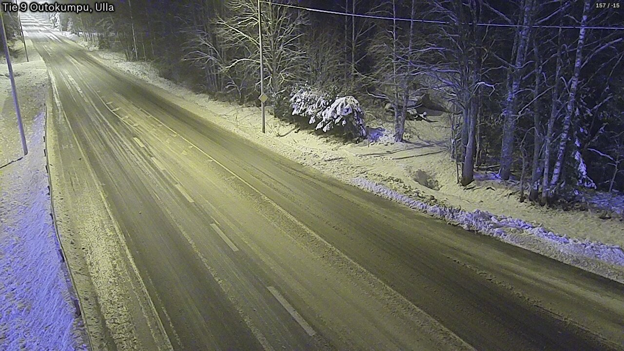 Weather Camera Image Väg 9 Outokumpu, Ulla, Outokumpu, Pohjois-Karjala