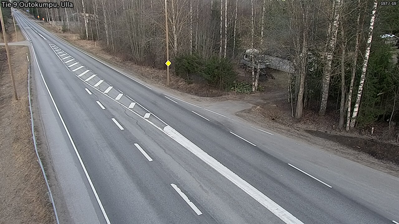 Weather Camera Image Väg 9 Outokumpu, Ulla, Outokumpu, Pohjois-Karjala
