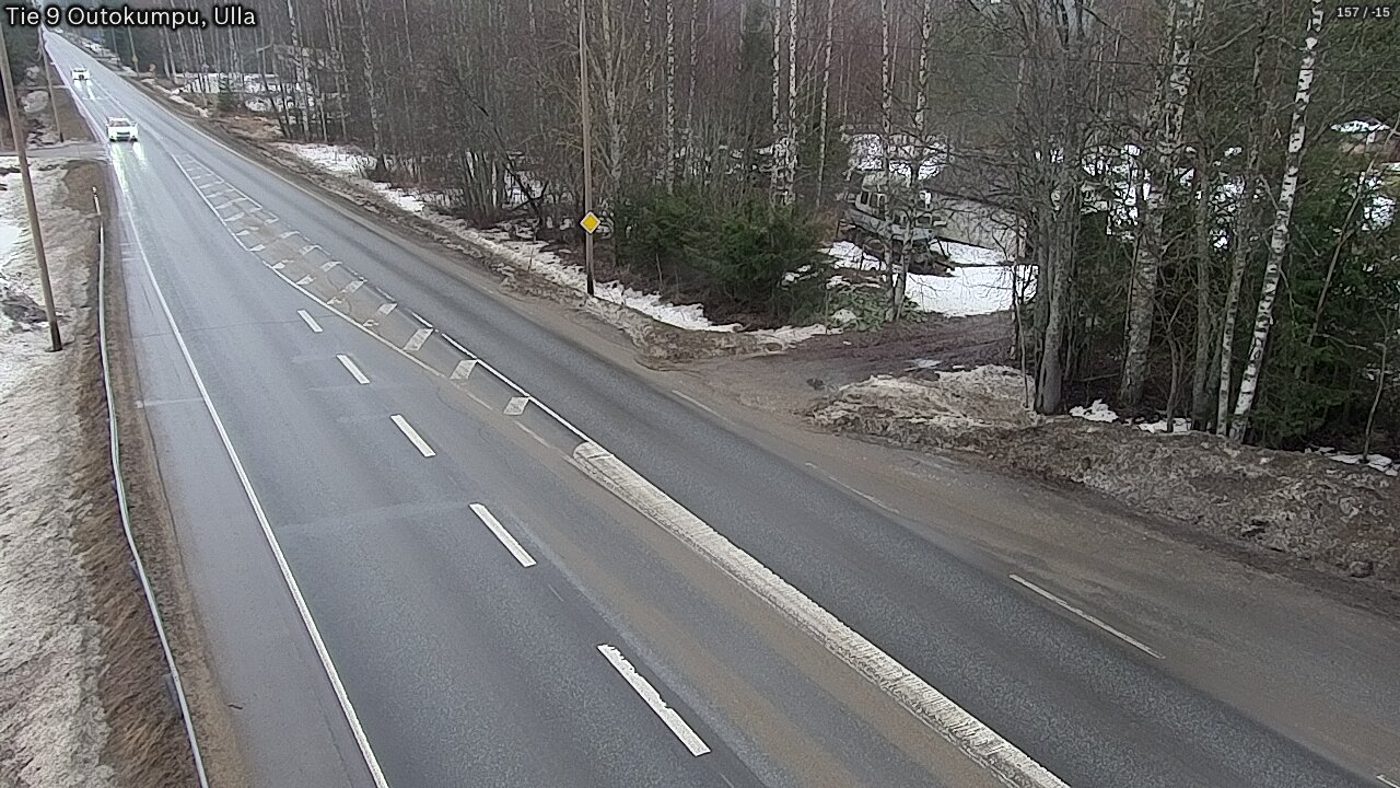 Weather Camera Image Väg 9 Outokumpu, Ulla, Outokumpu, Pohjois-Karjala