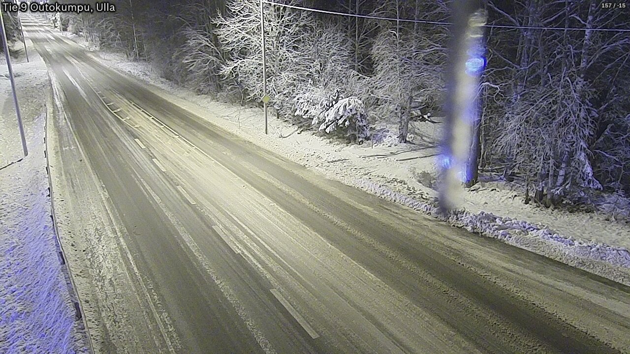 Weather Camera Image Väg 9 Outokumpu, Ulla, Outokumpu, Pohjois-Karjala